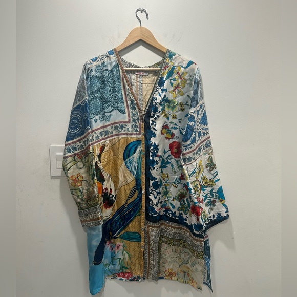 Johnny Was Tops - Johnny was Floral Patchwork tunic